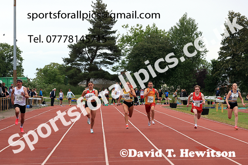 The 100 metres, 2025 NEGP No 3, Monkton. Photo: David T. Hewitson/Sports for All Pics